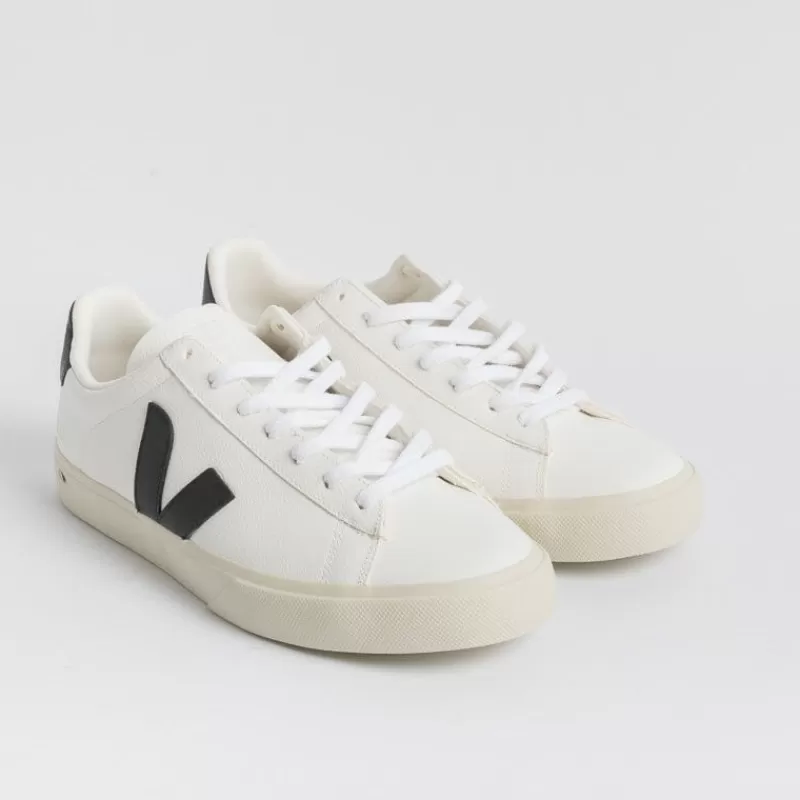 VEJA - Collezione Uomo Veja - Sneakers Campo Cp0501537 - Bianco Nero<Collezione Scarpe Uomo Sneakers